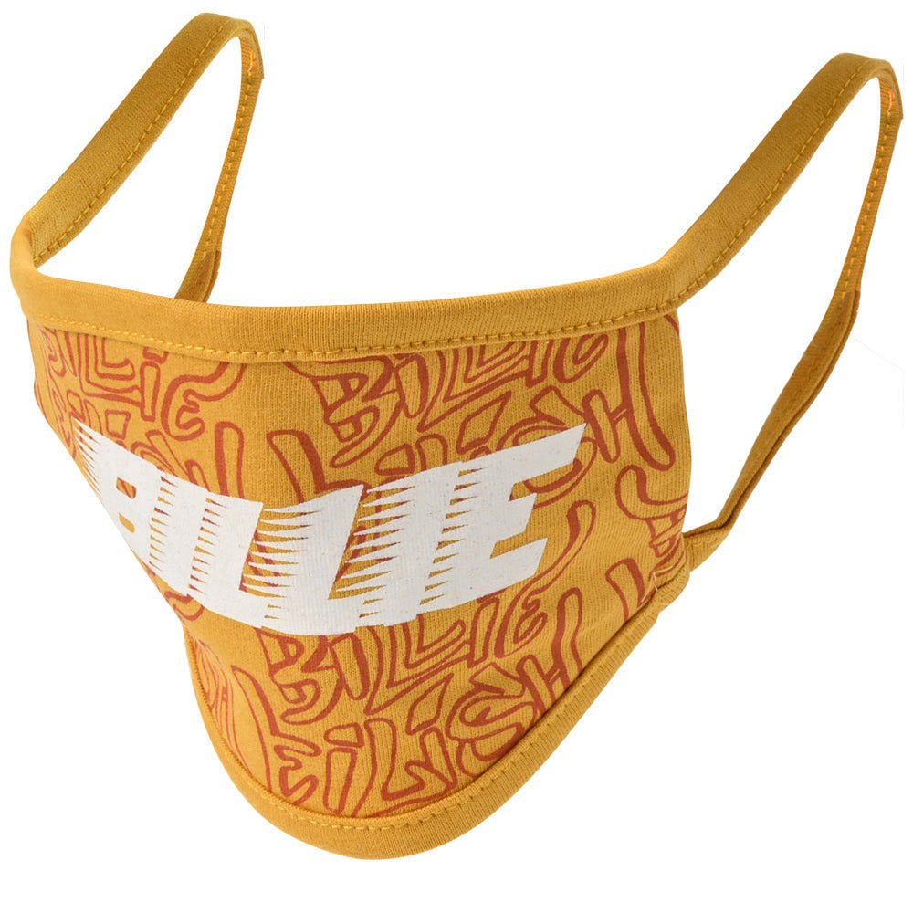 【廃番ラスト販売/特別価格】BILLIE EILISH ビリーアイリッシュ - Racer Logo & Graffiti Yellow / ファッション・マスク - PGS